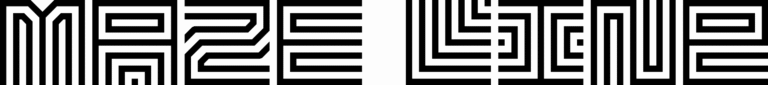 Maze Line Font
