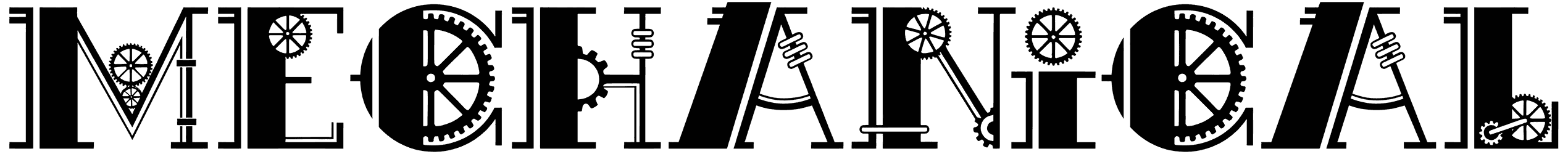 Mechanical Font
