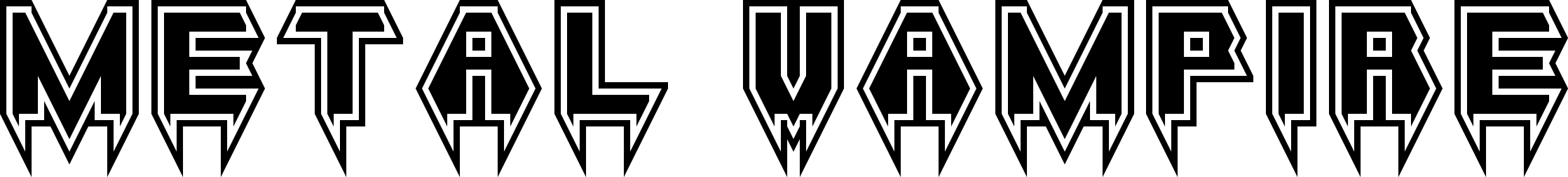Metal Vampire Font