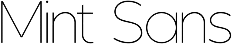 Mint Sans Font