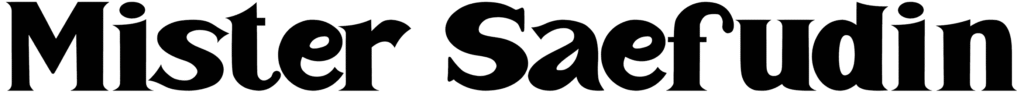 Mister Saefudin Font