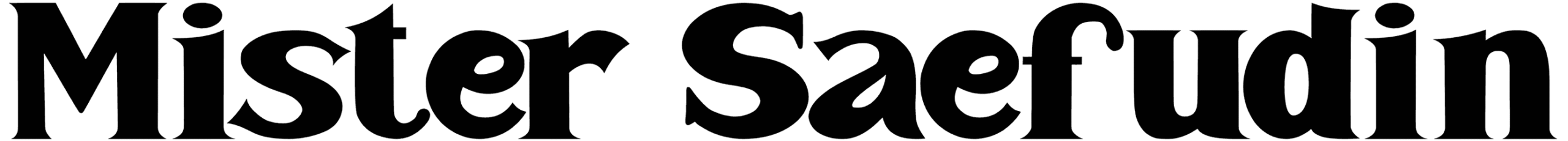 Mister Saefudin Font