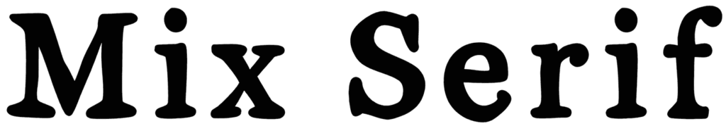 Mix Serif Font