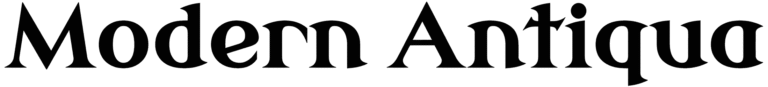 Modern Antiqua Font
