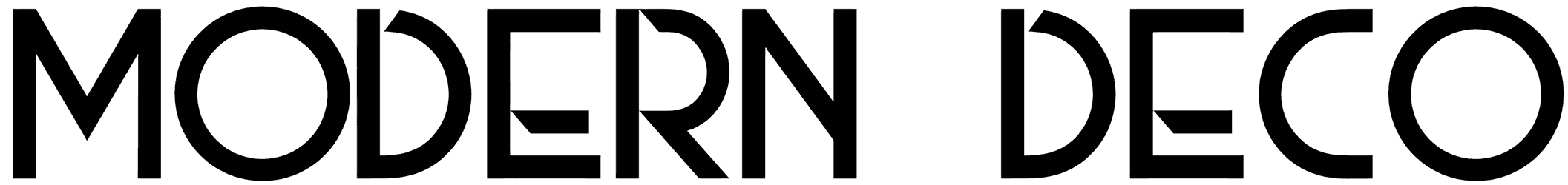 Modern Deco Font