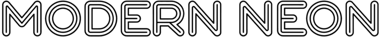 Modern Neon Font