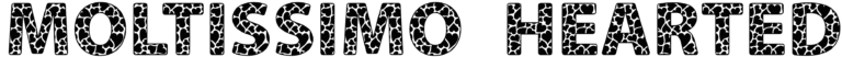Moltissimo Hearted Borders Font