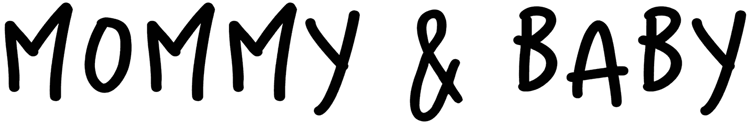Mommy And Baby Sans Font