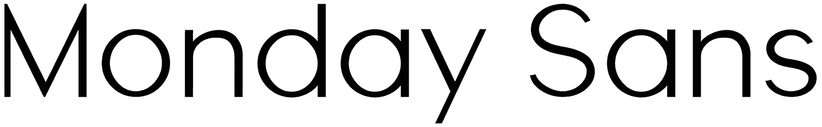 Monday Sans Font