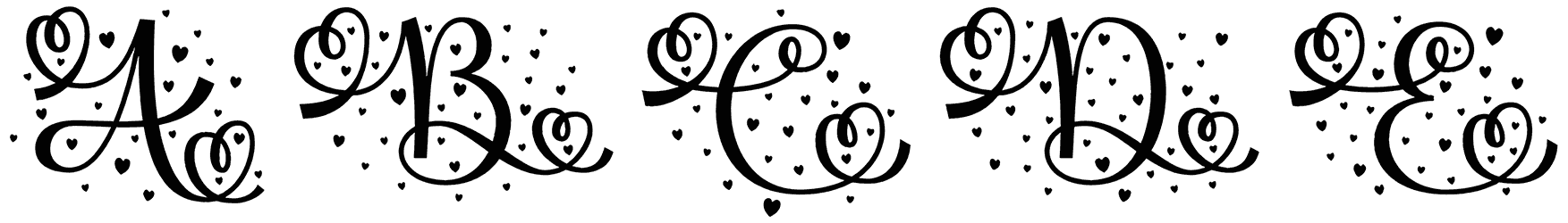 Monogram Love Font