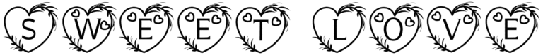 Monogram Sweet Love Font