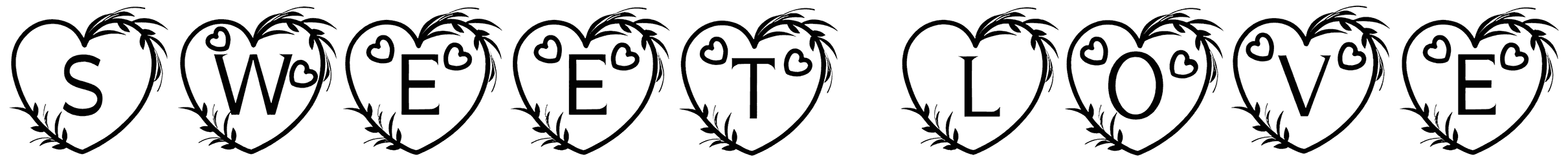 Monogram Sweet Love Font
