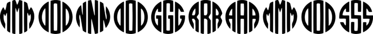 Monogramos Font