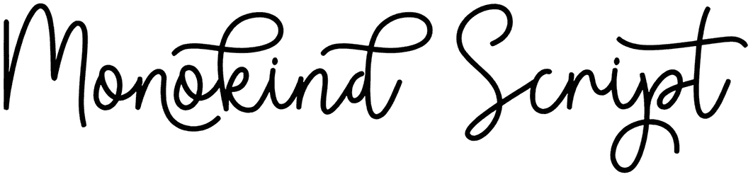 Monokind Script Font
