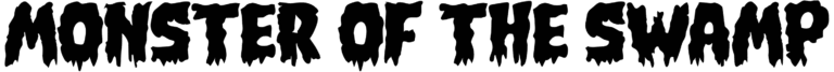 Monster of the Swamp Font