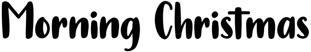 Morning Christmas Font