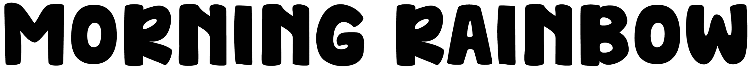 Morning Rainbow Font