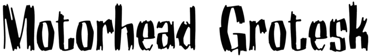 Motorhead Grotesk Font