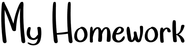 My Homework Font