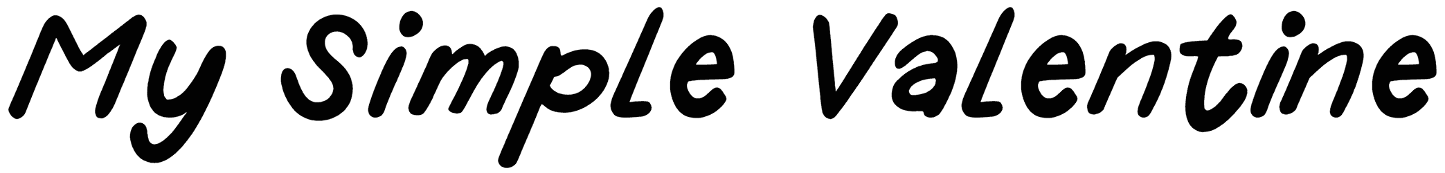 My Simple Valentine Font