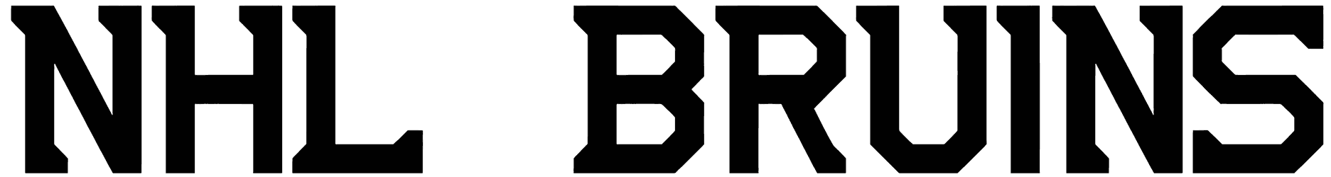 NHL Bruins Font