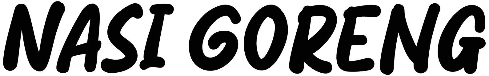 Nasi Goreng Font