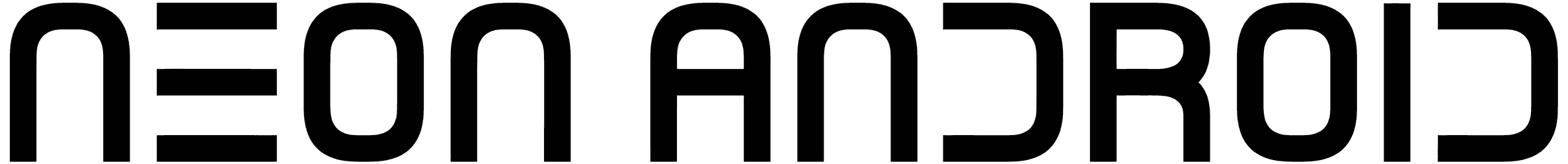 Neon Android Font
