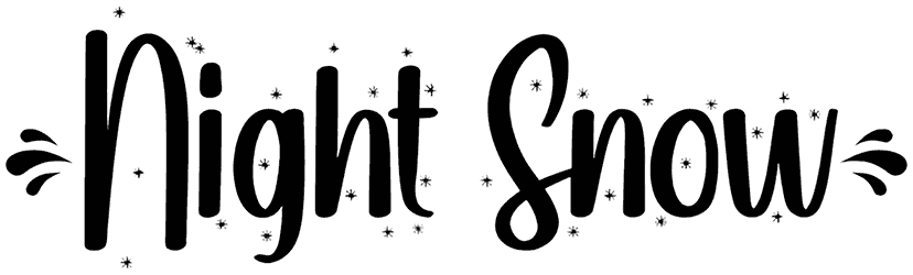Night Snow Font