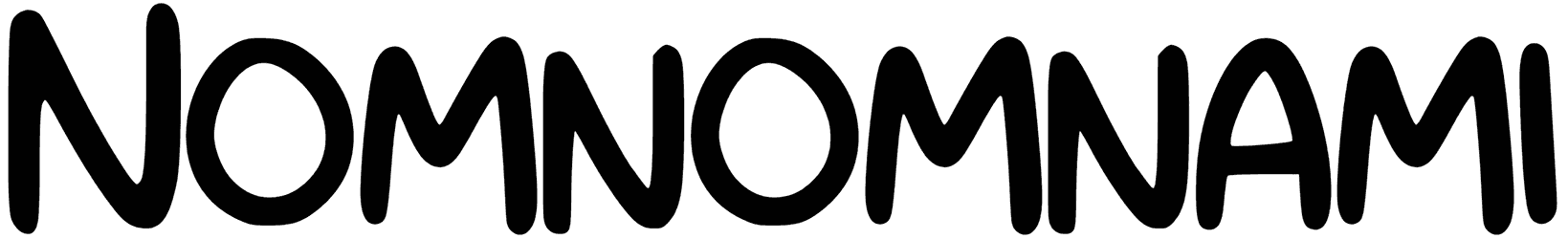 Nomnomnami Font