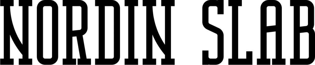Nordin Slab Font