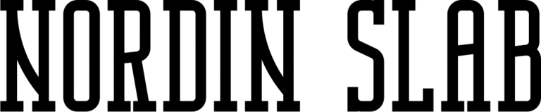 Nordin Slab Font