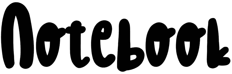 Notebook Font