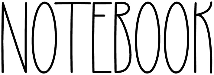 Notebook Font