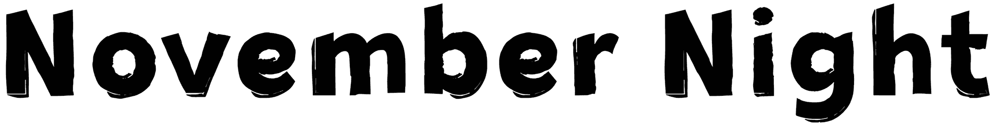 November Night Font