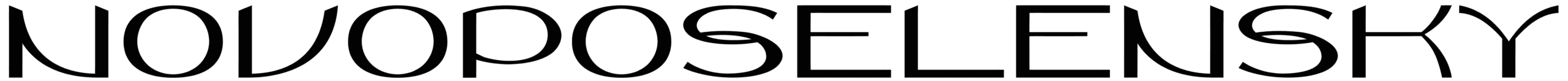 Novoposelensky Font
