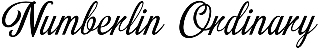 Numberlin Ordinary Font