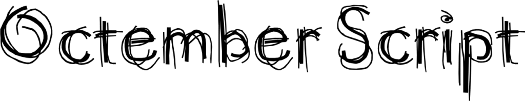 Octember Script Font