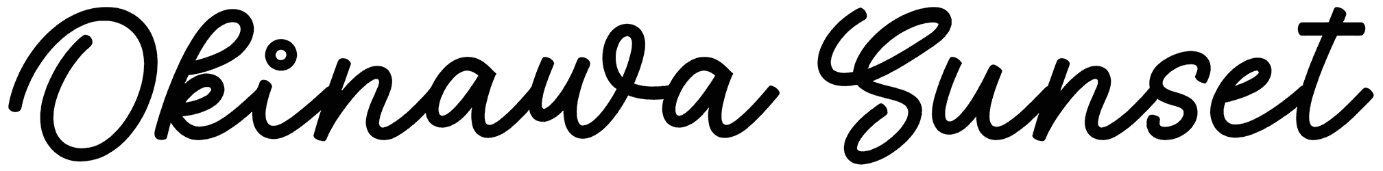 Okinawa Sunset Font