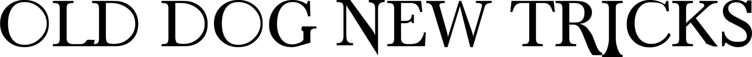 Old Dog New Tricks Caps Font