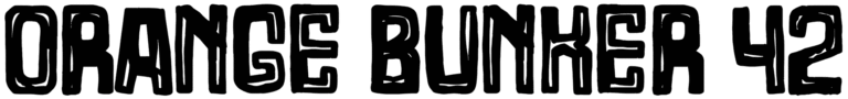 Orange Bunker 42 Font
