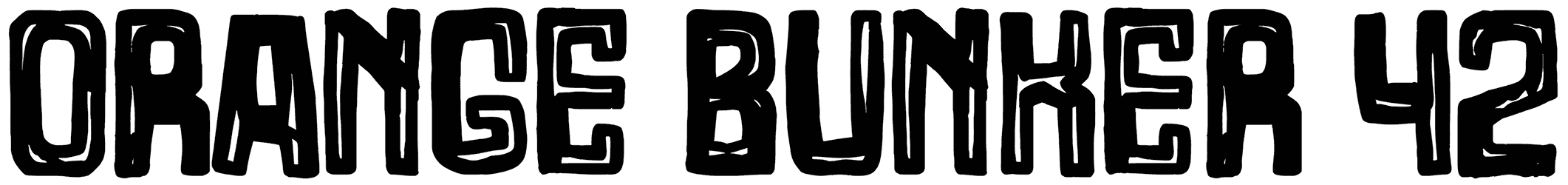 Orange Bunker 42 Font
