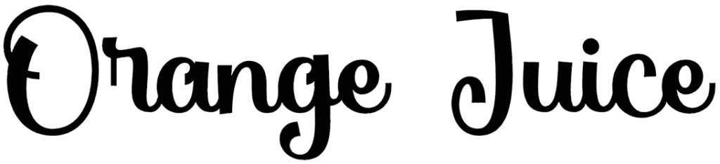 Orange Juice Font