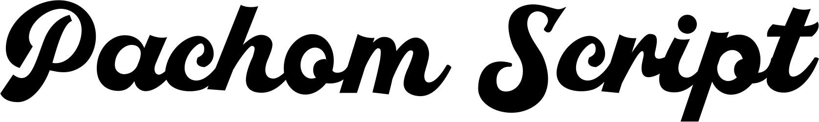 Pachom Script Font