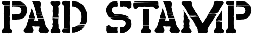 Paid Stamp Font