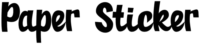 Paper Sticker Font
