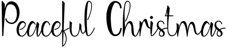 Peaceful Christmas Font