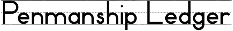 Penmanship Ledger Font