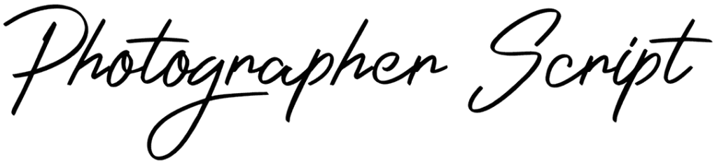 Photographer Script Font