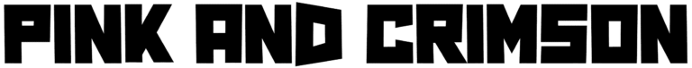 Pink and Crimson Font