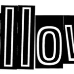Pink Yellow Black Font